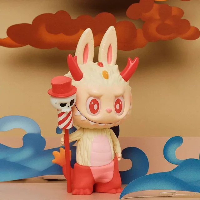 POP MART Loong Treasure Series Blind Box Kawaii Anime Action Figure Mystery Box Puppe - Bild 1