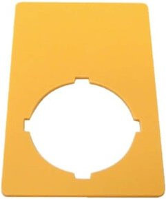 Eaton NOT-AUS-Schild blanko M22-XZK in Gelb - Bild 1