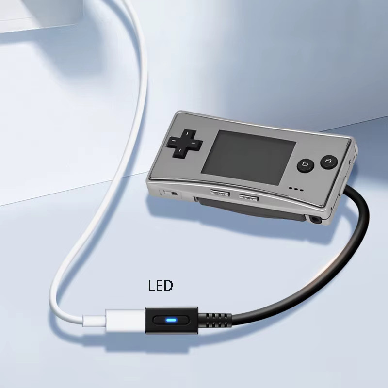 OULLX USB-C Ladekabel für GameBoy Color GBM Konsole, 45W PD Typ-C Konvertierungskabel, Schwarz - Bild 3