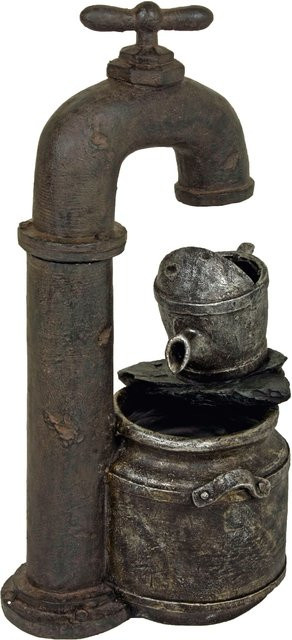Gartenbrunnen APOLLON von GARDEN PLEASURE aus Polyresin in bunt inklusive Pumpe und Quellsteinen, B/T/H: 74,5 x 41,0 x 30,0 cm - Bild 1