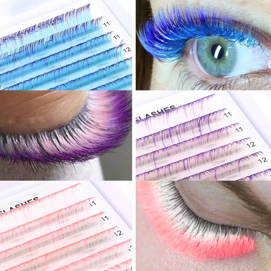 ARISON Künstliche Wimpern, Purple Pink, Unisex - Bild 6