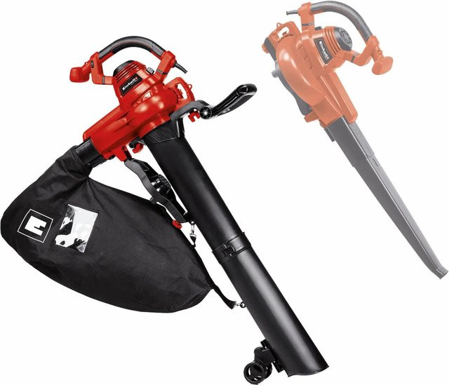 Einhell Elektro-Laubsauger Laubbläser und Laubhäcksler GC-EL 3000 E in Rot/Schwarz - Bild 1