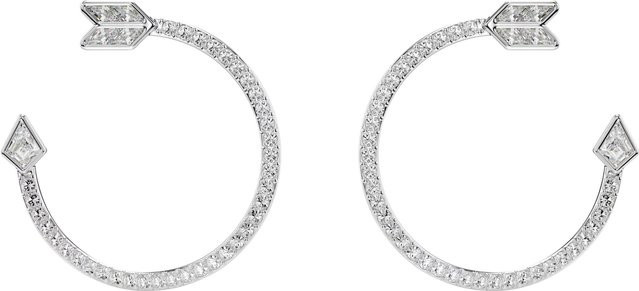 Swarovski Idyllia Amorpfeil Form Zirkonia Ohrringe, Weiß, Unisex - Bild 1