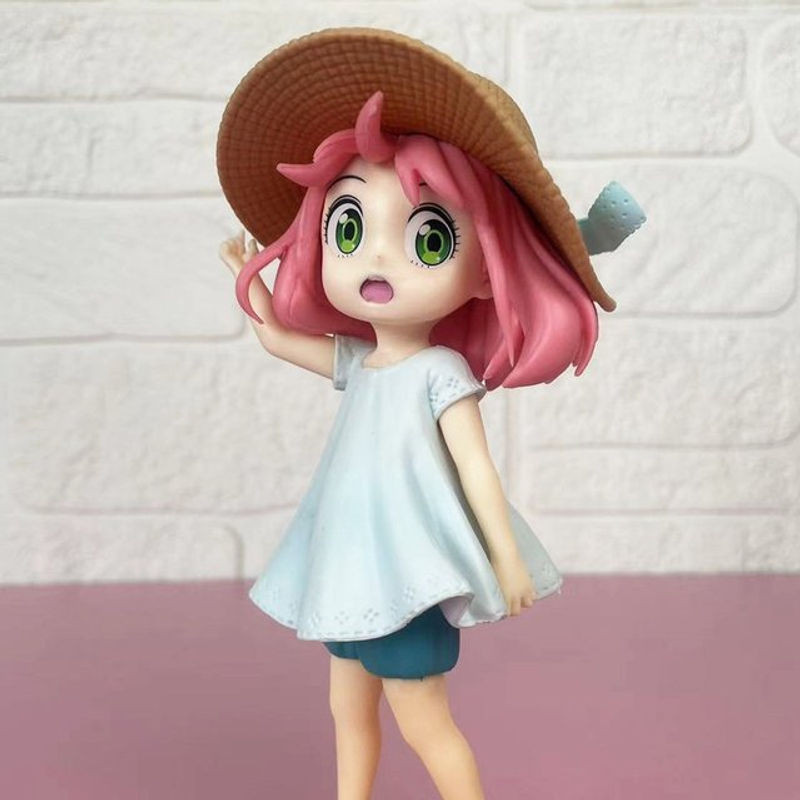 Bandai Spy X Family Anya Sommer Strand Actionfigur Anime Dekoration aus Kunststoff, mehrfarbig - Bild 1
