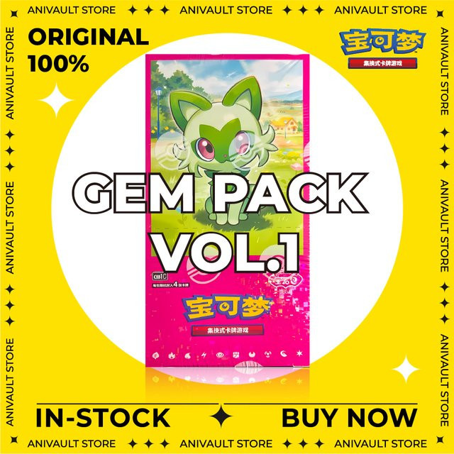 Bandai Pokémon Scarlet & Violet Gem Pack Booster Box, Sammlung - Bild 1