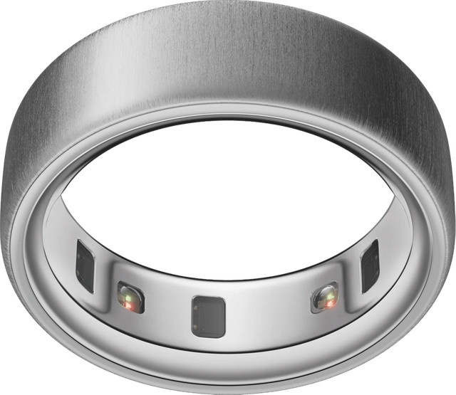 Oura Ring 4 Smart Ring in Matt Silber Größe 5 mit Schlaf-Tracking und Wasserfestigkeit für Unisex - Bild 1