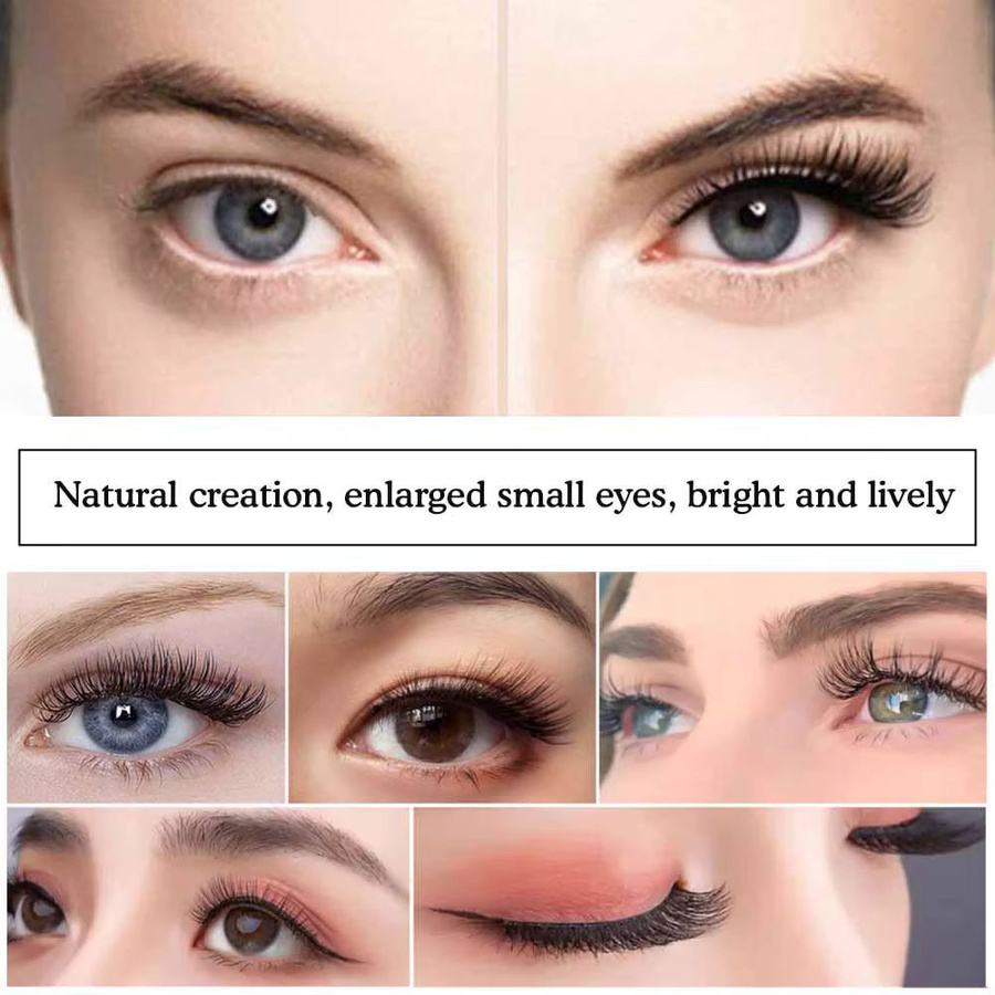 3D Magnetische Wimpern, handgefertigt, wiederverwendbar, Unisex - Bild 3