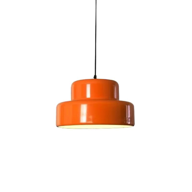 Claeted Pendelleuchte Bauhaus Modernes Glas in Orange - Bild 5