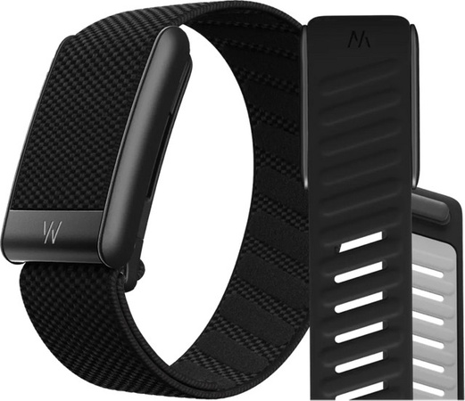 WHOOP 5.0 Fitness-Tracker in Schwarz inklusive 1 Jahr Mitgliedschaft und SportFlex Armband
