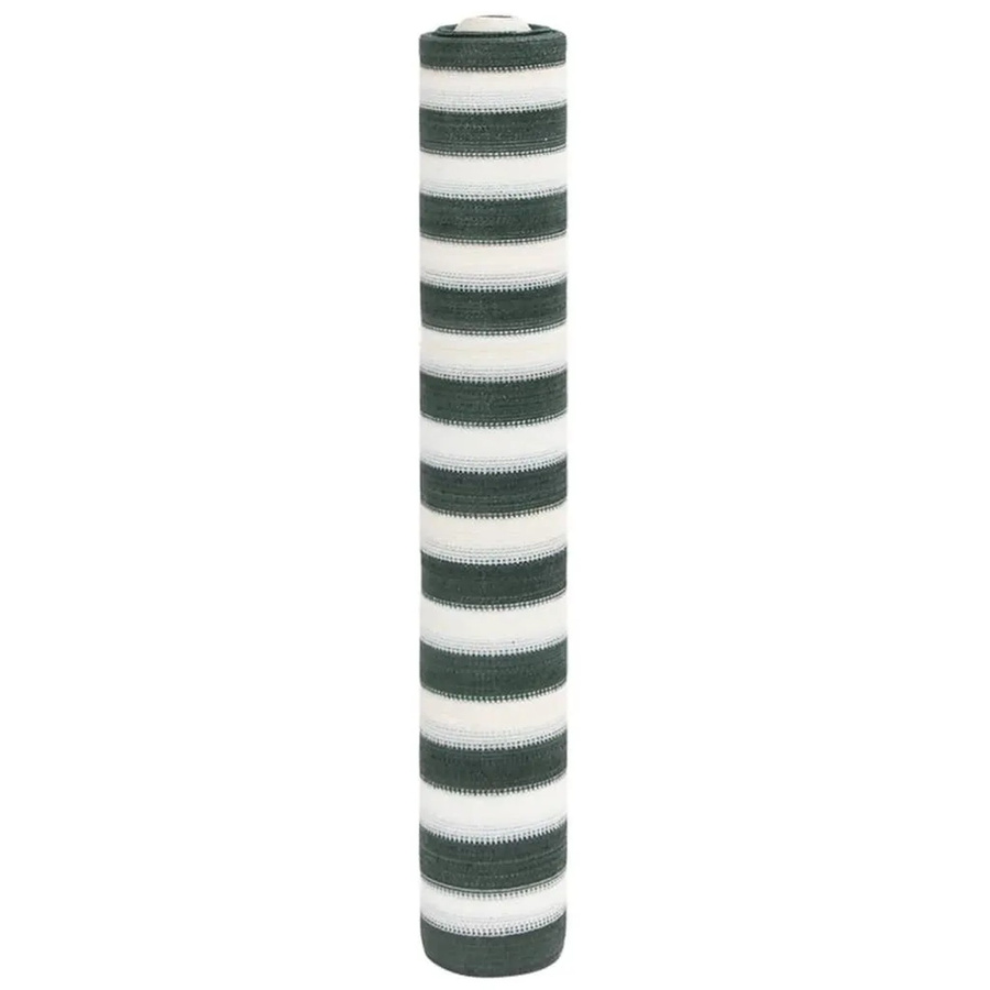 vidaXL Zaunblende aus Kunststoff in Grün und Weiß, semi-transparent, 2 Stück à 10 m (B/H: 2,00 m x 10,00 m) - Bild 2