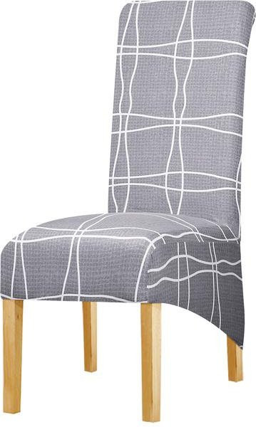 Leorate Stretch Stuhlbezug für Esszimmerstühle mit hoher Rückenlehne, waschbar, XL Größe - Bild 1