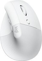 Logitech Lift for Mac Vertikale Ergonomische Maus Kabellos Bluetooth Hellgrau 4000 DPI - Bild 1