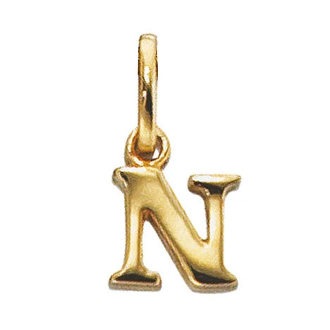 Colfem Anhänger Buchstabe N, 333 Gelbgold, Unisex - Bild 1