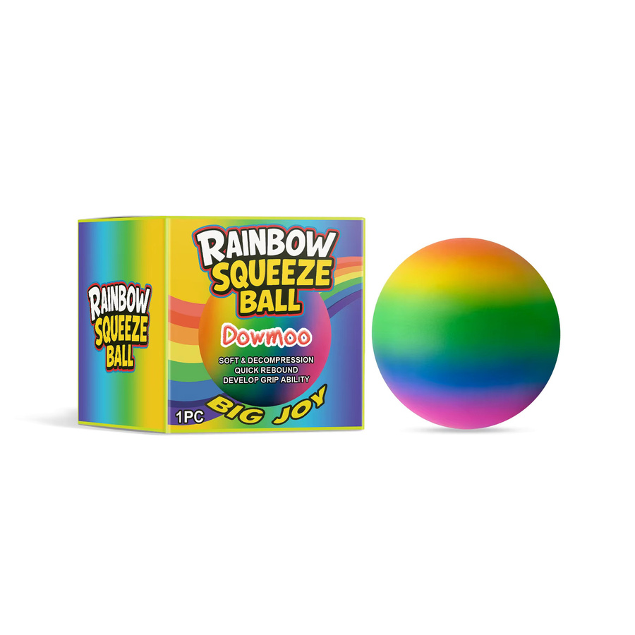 Spot Fun Blind Box Needoh Sensorisches Spielzeug, Regenbogen-Entspannungsball, multicolour - Bild 3