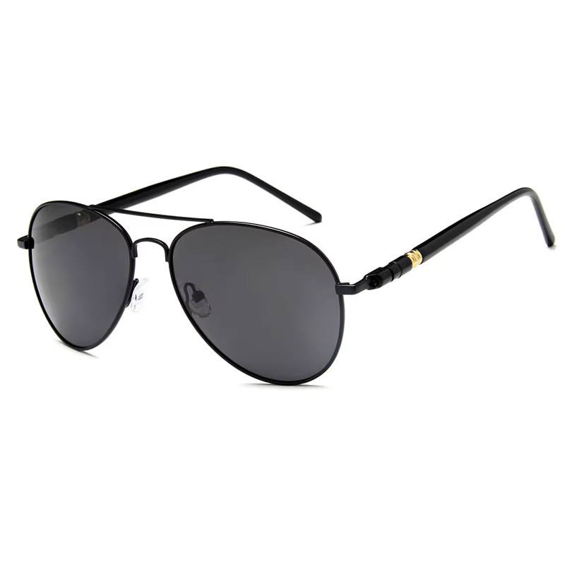 Samjune Sonnenbrille Aviator, Vollrand, Metall, polarisiert, Herren - Bild 3