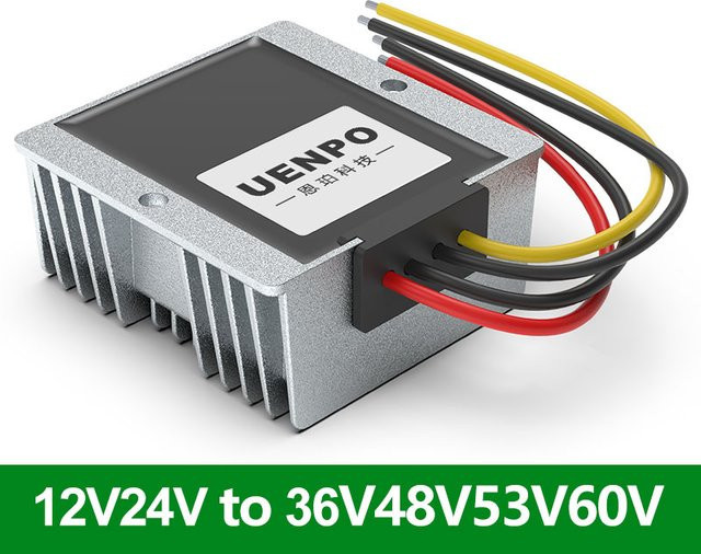 UENPO DC-DC Spannungswandler Booster Modul 12V zu 36V 48V 53V 60V in Silber - Bild 1