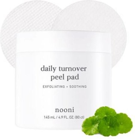 Nooni Glykolsäure Pads, 145 ml, mit AHA, BHA, Niacinamid und Panthenol - Bild 1