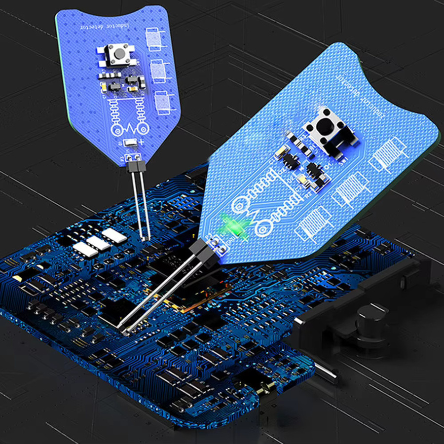 DAZZLEEX CT-1 Motherboard Spulen Tester Induktivitäts Detektor für PC Reparaturen in Blau - Bild 5