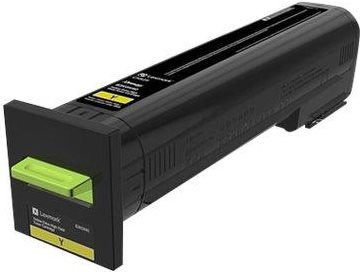 Lexmark Original Tonerpatrone LCCP Gelb für Lexmark CX825de, CX825dte und CX825dtfe (82K0X40) - Bild 1