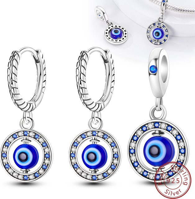 Qikaola Ohrringe Set, 925 Silber, Perle, Zirkonia - Bild 1