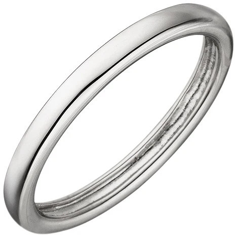 Colfem Ring 925 Sterling Silber, schmal, Damen, Ringgröße 56 - Bild 1