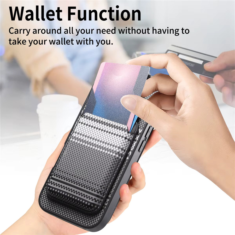 2-in-1 Magnetische Lederhülle mit abnehmbarer Brieftasche und kabelloser Ladefunktion für Samsung Galaxy S26 Ultra S25 S24 Plus in Braun - Bild 3