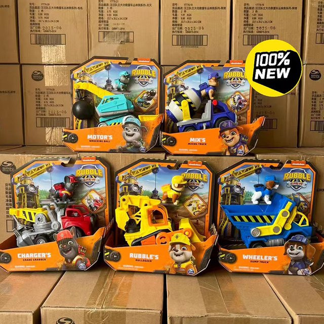 Paw Patrol Rubble & Crew Motor Wheeler Mix Ladegerät, Fahrzeug, ab 3 Jahren - Bild 1