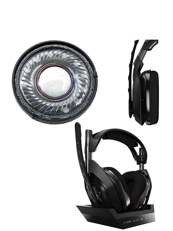 Astro A50 Original Lautsprechertreiberinheit A40 Reparaturzubehör DIY Kit in Schwarz - Bild 4