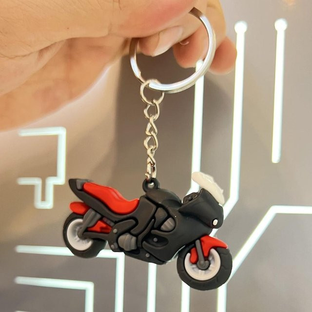 SZwatch Schlüsselanhänger Motorrad, gray, Unisex - Bild 1