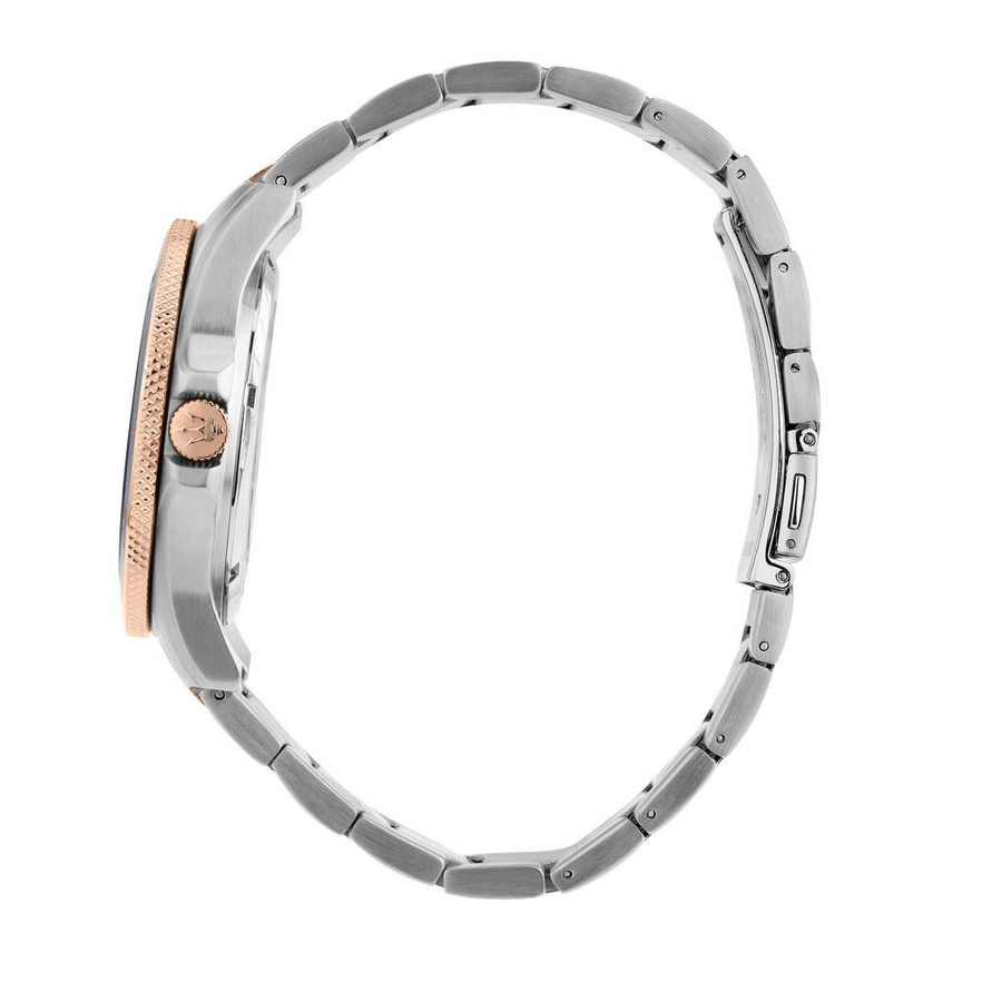 Maserati Armbanduhr Automatik, Edelstahl, blaues Zifferblatt, 43 mm, Herren - Bild 2