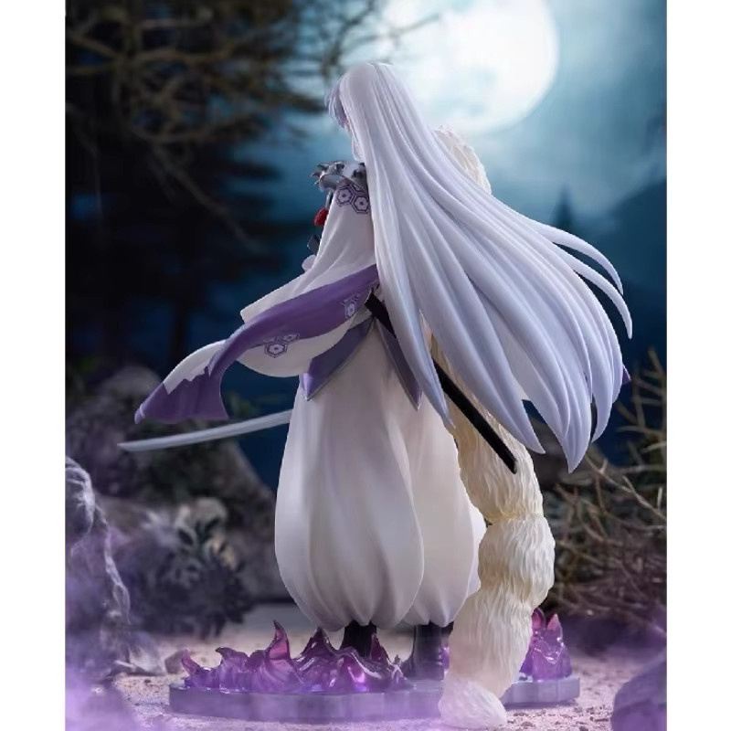 FURYU TENITOL Inuyasha Anime Figur Sesshoumaru Higurashi Kagome Sammelmodell in Weiß und Lila - Bild 3