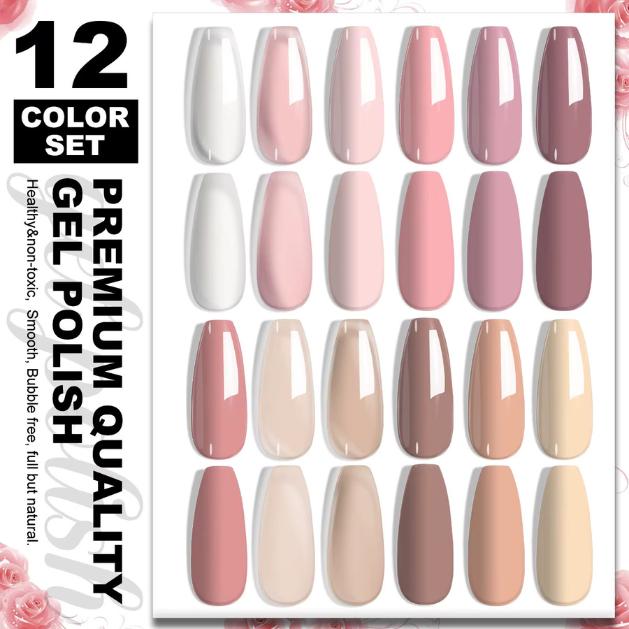 LIMEGIRL Gel-Nagellack-Set, 12-teilig, 8 ml, Glänzend - Bild 2