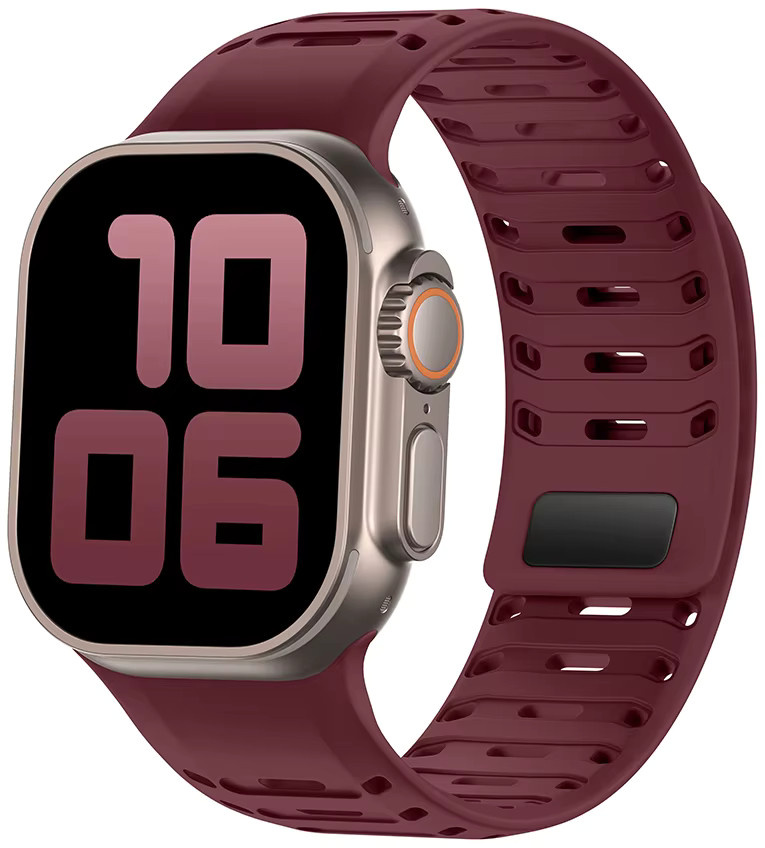 Uhrenarmband Silikon, Schwarz, Unisex - Bild 2