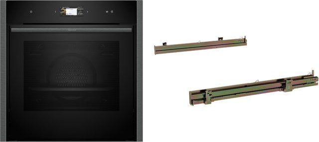 NEFF Einbaubackofen Set BLE6470VSB bestehend aus B64VS73G0K und Z1608CX0 - Bild 1