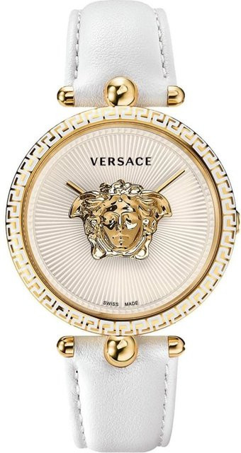 Versace Armbanduhr Palazzo Empire, Quarz, Edelstahl, Leder, 39 mm, Damen - Bild 1