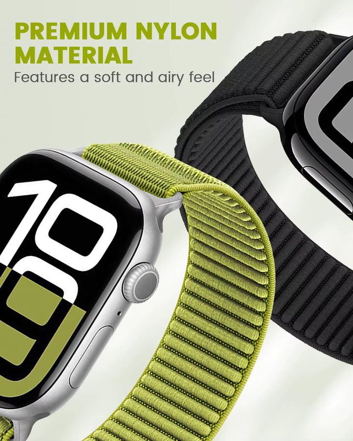 Nylon-Schlaufenarmband, Bunt, Unisex - Bild 1