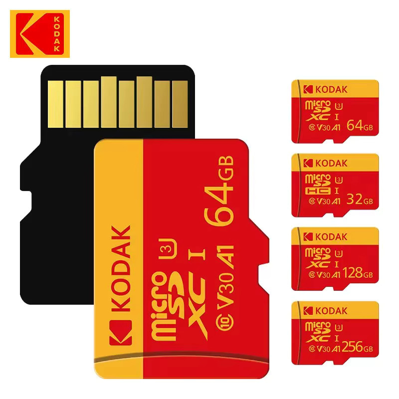 Kodak Micro SD Speicherkarte für Überwachungskameras, U3 V30, 100 MB/s, Multicolor - Bild 6