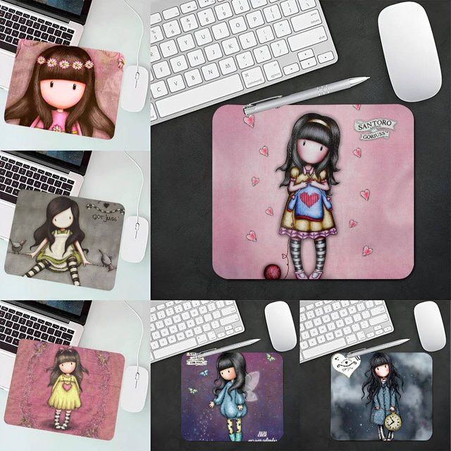 Santoro Gorjuss Mauspad für Kinder mit Motiv Kleine Maus, rutschfestes Schreibtischpad für Laptop und Tastatur - Bild 1