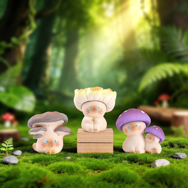Potdemiel Mushroom Meow Fantasy Little Forest, Mystery Box, Spielzeug - Bild 1