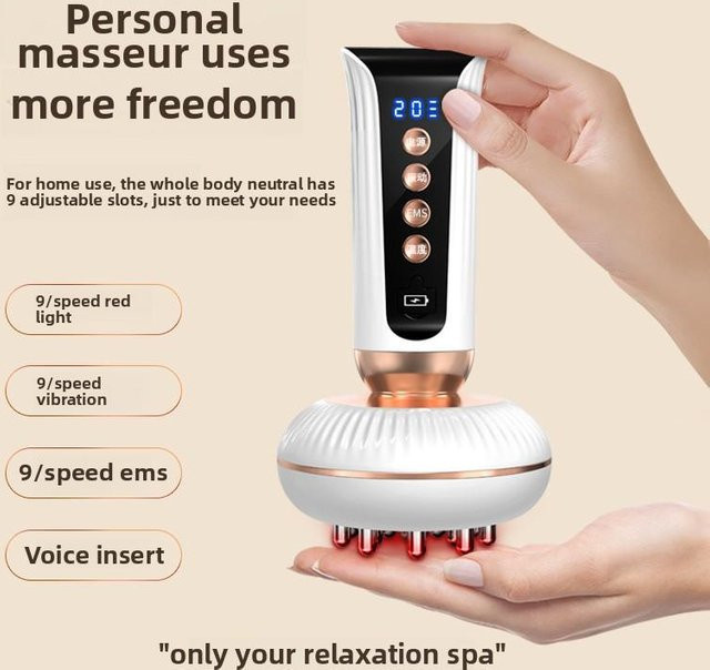 Binchi Health Technology Elektrische Massagebürste, Beige, Unisex - Bild 1