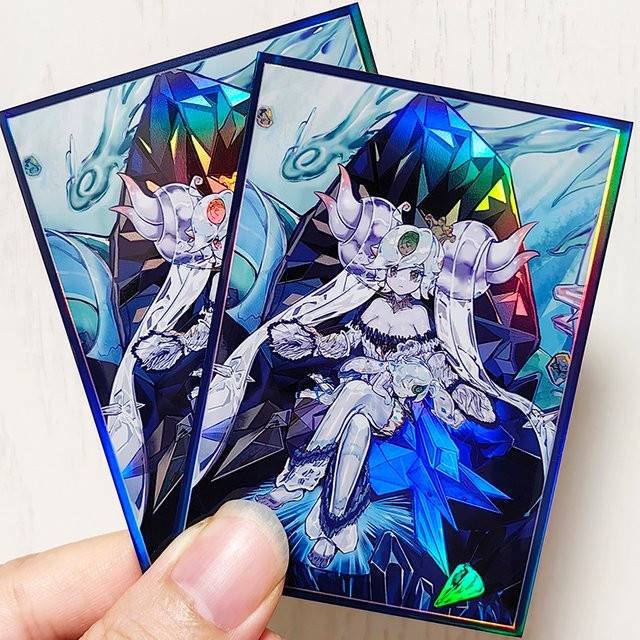 Yu-Gi-Oh! ICE-Jade Aegirine Rahn Kartenhüllen, 50-teiliges Set, Laser Shine - Bild 1