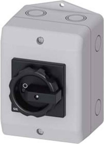 Siemens Lasttrennschalter Schwarz 4polig 32A 16mm² 690 V/AC 3LD22641TC51 - Bild 1