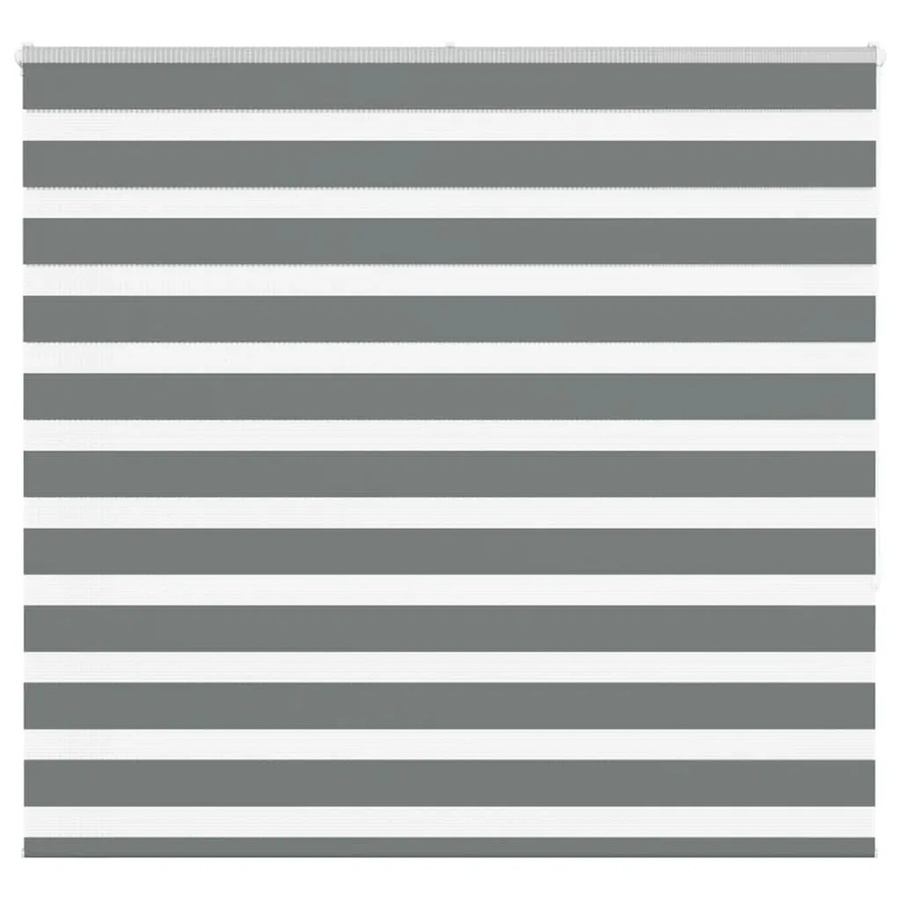 vidaXL Doppelrollo Day & Night Dunkelgrau aus Polyester B: 160 cm, H: 150 cm - Bild 2