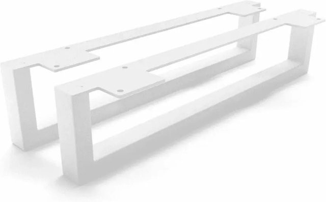 HEVVA Möbelfüße GRAZ in Weiß, 2er Set, Höhe: 10 cm, Tiefe: 45 cm - Bild 1