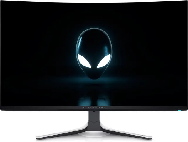 Dell Alienware AW3225QF Gaming Monitor 80,32 cm (32 Zoll) 4K UHD QD-OLED gebogen 240Hz Schwarz-Weiß - Bild 1