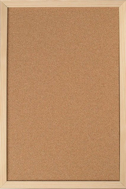 Pinnwand in Braun B/H/T: 60 x 90 x 1,5 cm - Bild 1