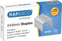 RAPESCO Heftklammern 24/6 aus Stahl in Silber - Bild 1
