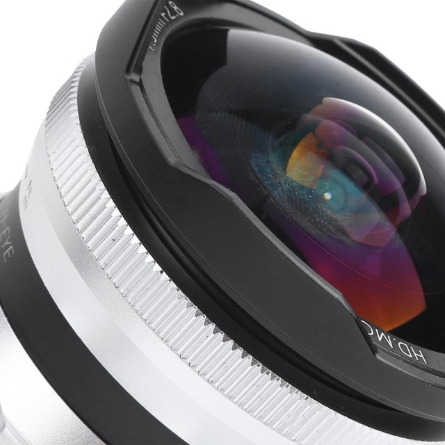 3CZY 7,5mm Weitwinkel-Fischaugen-Landschaftsobjektiv mit F2,8 FX-Bajonett für Fuji XT4, XT3, XT30, X-S10 in Schwarz - Bild 1