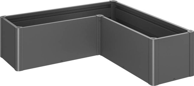 Biohort Pflanzbeet Belvedere Mini aus Metall in Dunkelgrau-Metallic für Garten, Terrasse und Balkon, B/T/H: 150 x 50 x 45 cm - Bild 1