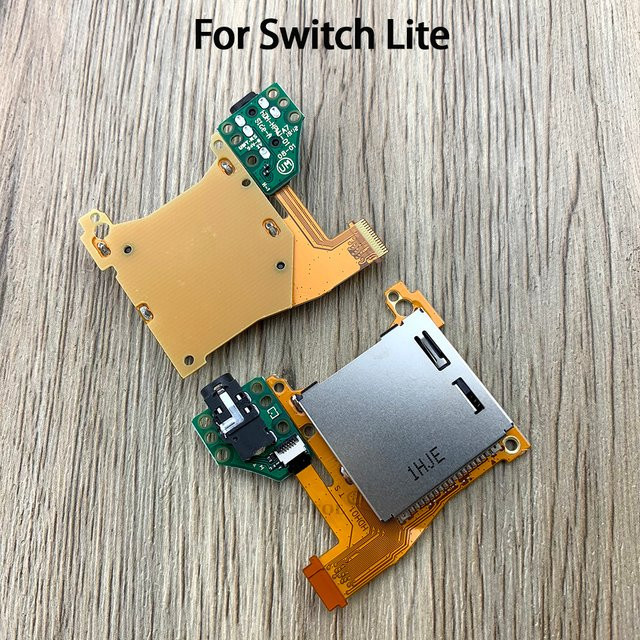 MBCHIPSTAR Ersatzteil Spielkartenleser mit Kopfhörer-Audioanschluss für Nintendo Switch Lite - Bild 1